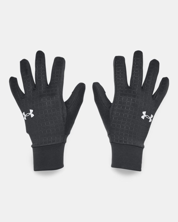 Boys' UA Storm Printed Liner Gloves, Black, pdpMainDesktop image number 0